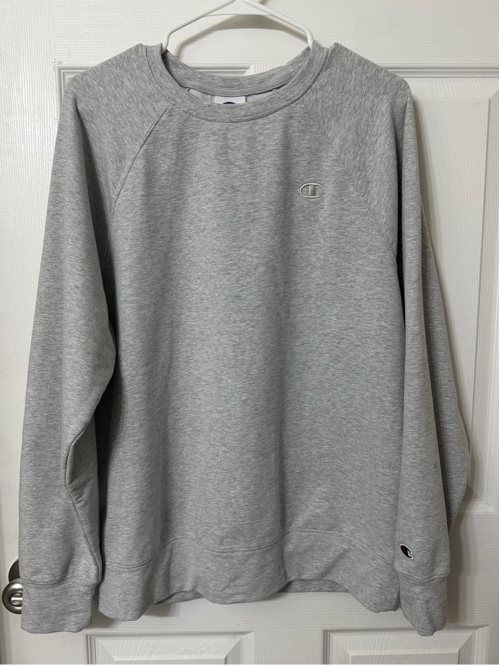 Champion Light Gray Crewneck Sweatshirt - Men's Pullover